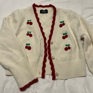 Cider Cherries cardigan